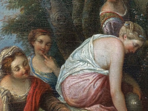 Tableaux et dessins Tableaux XVIIIe siècle - Johan Eleazar Schenau (1737-1806) - La sieste interrompue