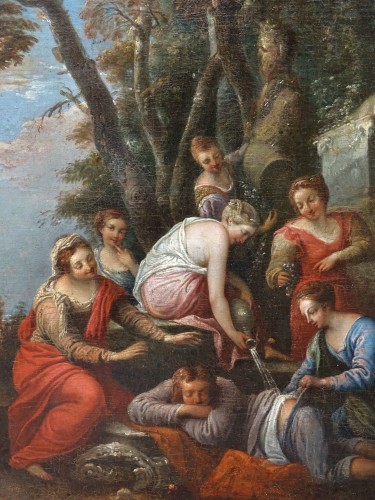 Johan Eleazar Schenau (1737-1806) - La sieste interrompue - Galerie Meier