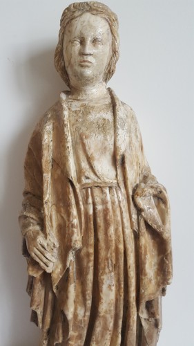 Sainte martyre à la palme - Ile de France XVe siècle - Galerie Meier