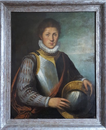 Tintoretto Domenico (1560-1635) - Portrait d'un jeune officier de l'amirauté