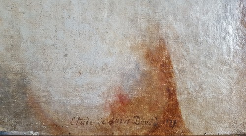 XVIIIe siècle - David Jacques Louis (attribué) - Etude pour Diane chasseresse