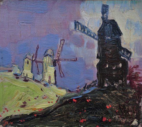 Jan Sluijters (1881-1957) - Paysage vallonné aux moulins