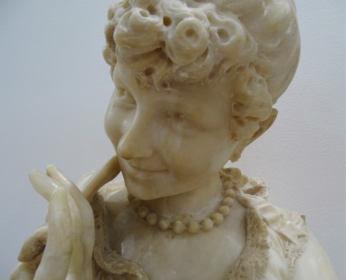Cesare Lapini (1848 – c. 1890) - Surprise ! - Sculpture Style Napoléon III