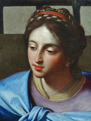 Paintings & Drawings  - Saint Margaret - attributed to Simon Vouet