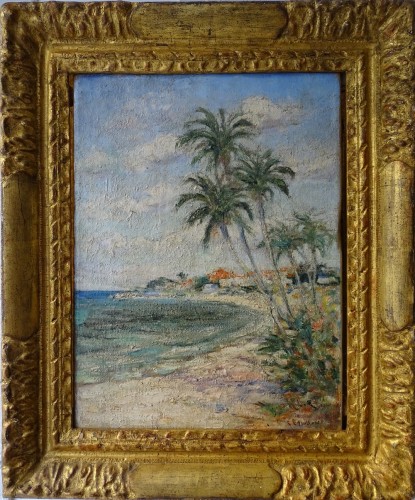 Ernest Lawson (1873-1939) - Florida&#039;s Beach - Paintings & Drawings Style Art Déco