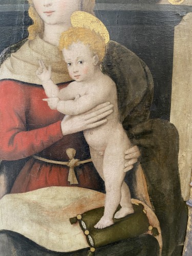 Vierge à l'enfant - cercle de Juan de Borgoña (ca.1470-1534) - Renaissance
