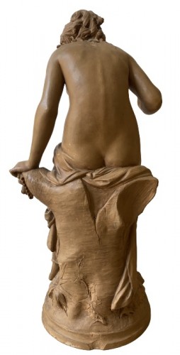 The Nymph Syrinx - Jean-Louis Grégoire (1840-1890) - Sculpture Style Napoléon III