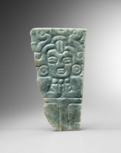 Plaque pectorale représentant un seigneur - Maya - Archéologie Style 