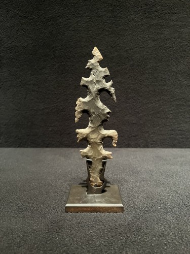 Excentrique, sceptre cérémoniel représentant un dignitaire - Maya - Archéologie Style 