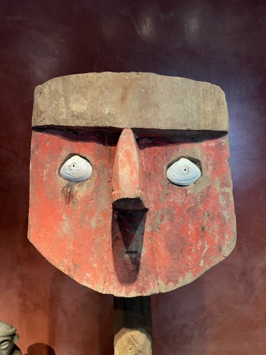 Masque de Fardo funéraire, culture Chancay 1100 – 1470 AP. J.-C - Galerie Mermoz