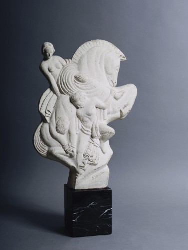 Frédéric-Balthazar STOLL (1869-1949) - Prancing Horse - Sculpture Style Art Déco