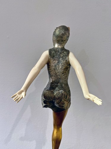 Sculpture  - Danseuse au costume d’oiseau - Henri MOLINS (1893-1958)