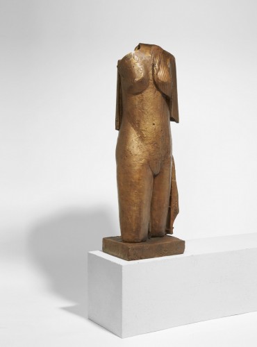 Sculpture Sculpture en Bronze - Demi-nu - Claude Goutin (1930-2018)
