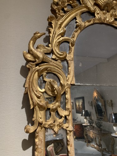 Miroirs, Trumeaux  - Miroir d'époque Régence