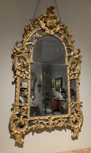 Antiquités - Miroir d'époque Régence