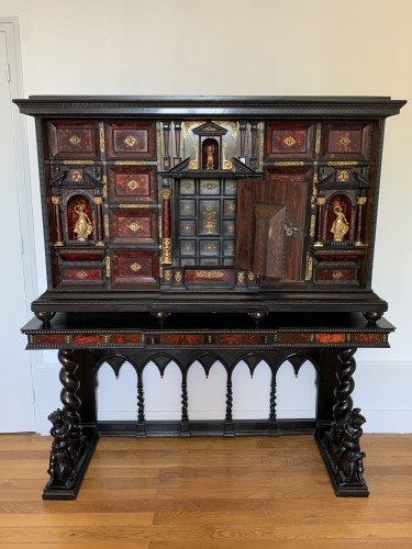 Flemish cabinet, late 17th century - Furniture Style Louis XIV