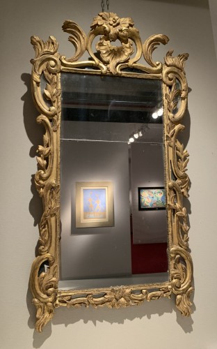 XVIIIe siècle - Miroir d’époque Louis XV