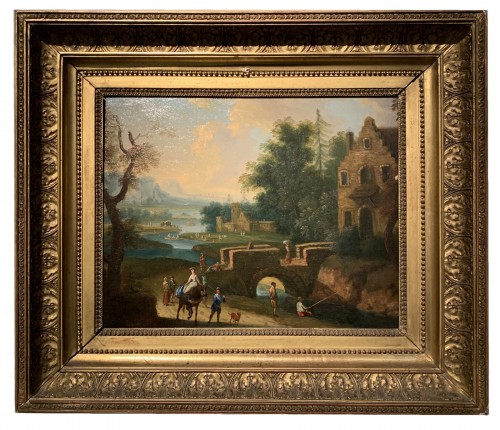 Animated country scene - 17th Century Flemish Painting