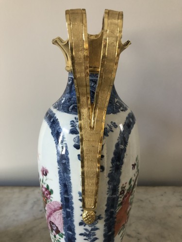 Objet de décoration Cassolettes, coupe et vase - Paire de vase d’époque Qianlong