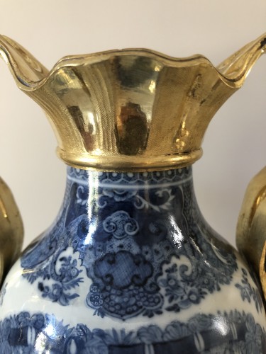 XVIIIe siècle - Paire de vase Qianlong