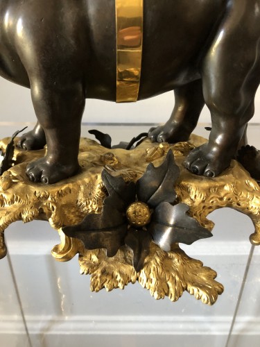 Pendule à l’éléphant d’époque Louis XV - Horlogerie Style Louis XV