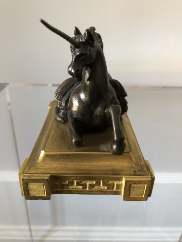 Decorative Objects  - Pair of Louis XVI period unicorns 