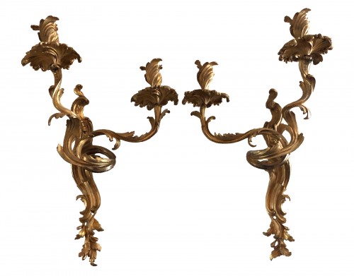 Pair of Louis XV period wall lights