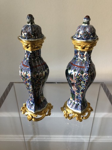 Objet de décoration Cassolettes, coupe et vase - Paire de vases d’époque Louis XV