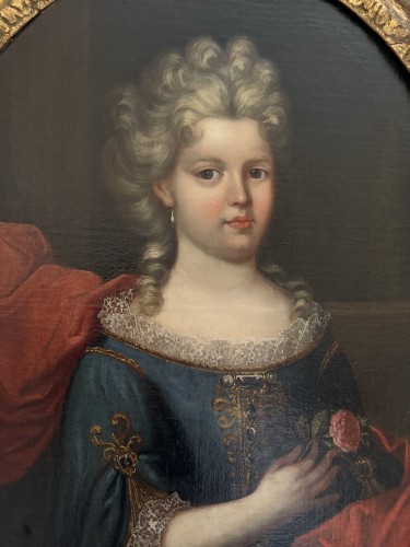 Tableaux et dessins  - Portrait jeune femme de Sir Peter LELY ( 1618-1680)