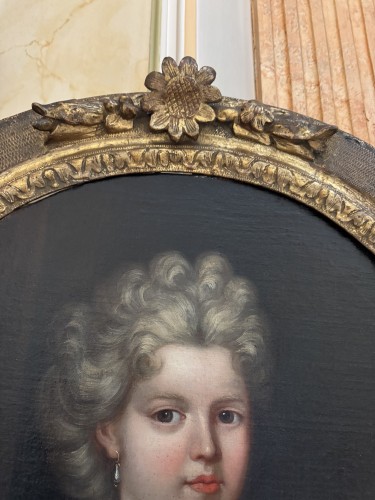 XVIIe siècle - Portrait jeune femme de Sir Peter LELY ( 1618-1680)
