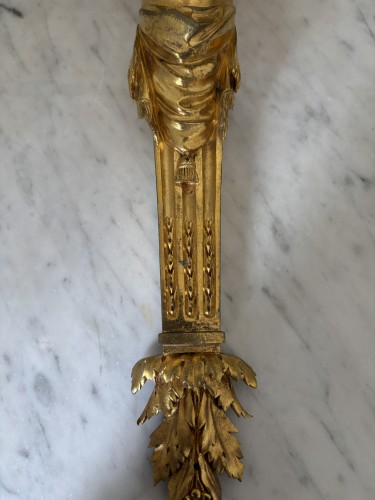 Paire d'Appliques au putto d'époque Louis XVI - Louis XVI