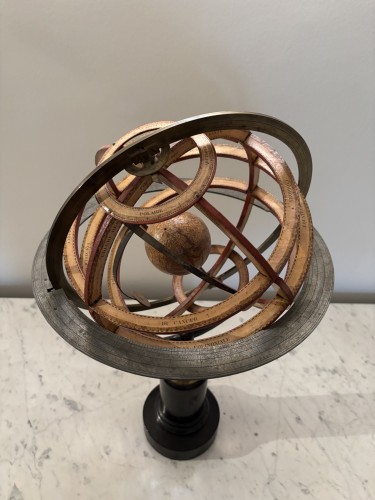 Sphère Ptolémaïque d'époque début du XIXe siècle - Objets de Curiosité Style Directoire