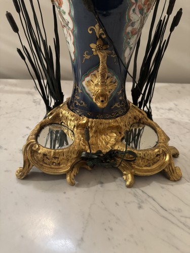 Kangxi Period Chinese Porcelain Perfume Fountain - Decorative Objects Style Louis XV