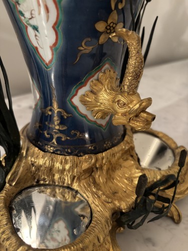 Louis XV - Kangxi Period Chinese Porcelain Perfume Fountain