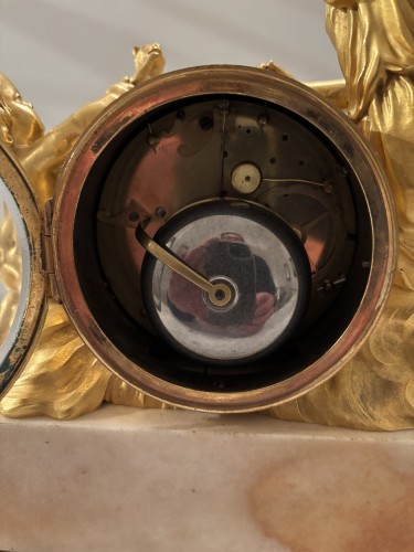Antiquités - Pendule en bronze doré d’époque louis XVI signée Ferdinand BERTHOUD