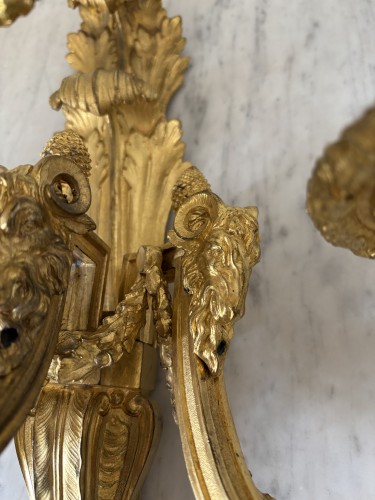 18th century - Pair of Louis XVI period Wall Sconces