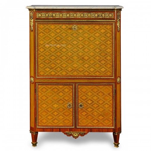 French Louis XVI secretaire stamped DESTER