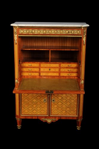 Furniture  - French Louis XVI secretaire stamped DESTER