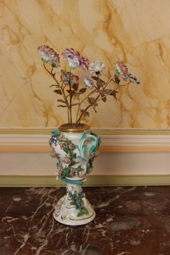 Porcelain & Faience  - Pair of Meissen vases