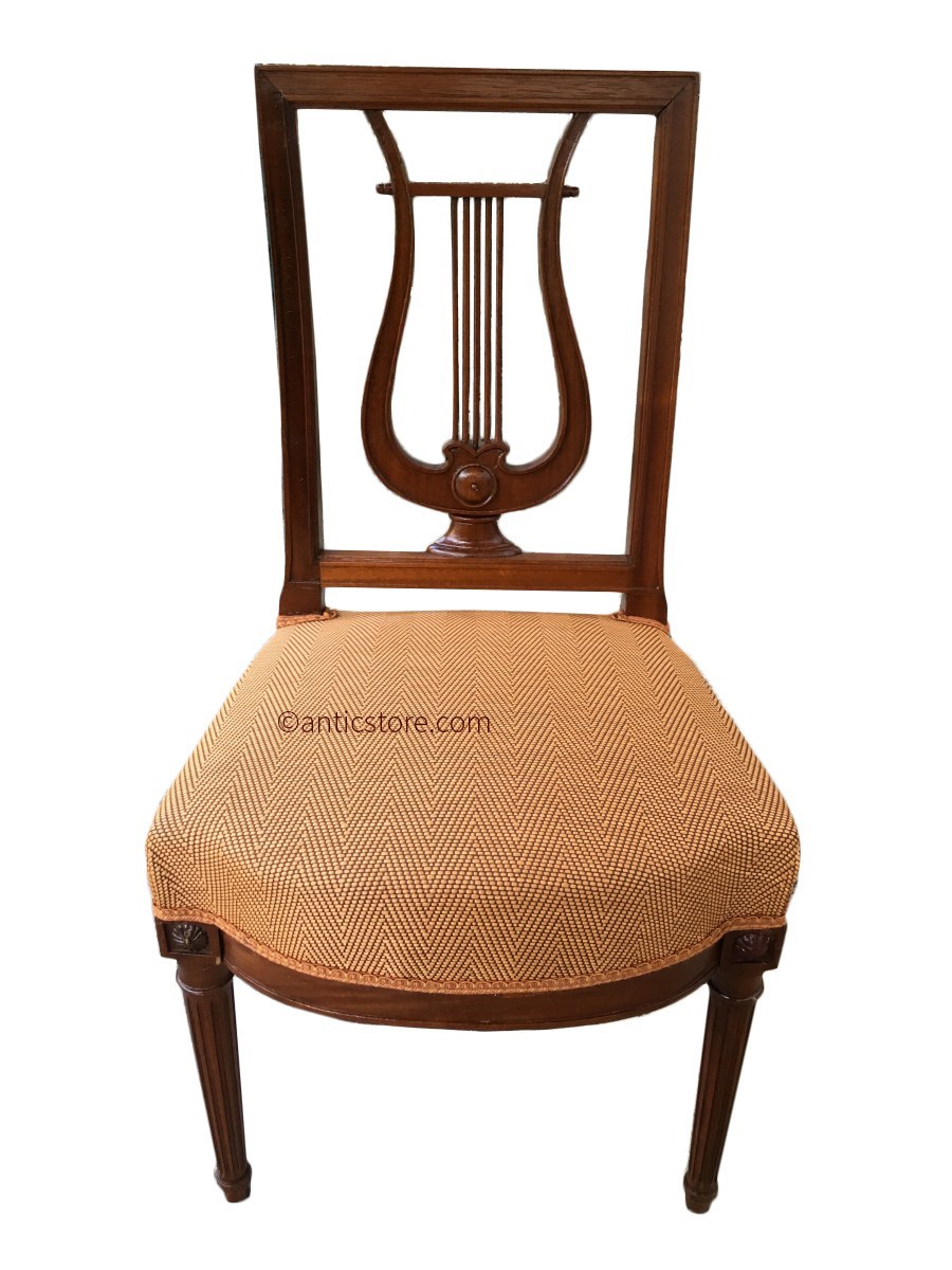 Suite Of 12 Chairs With Lyre Back Ref69712