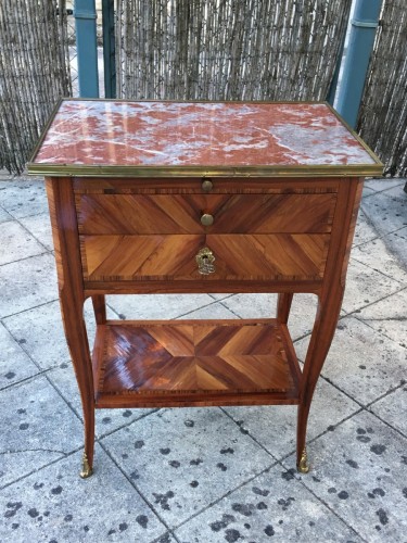 18th century - Coffee table stamped by P.Roussel