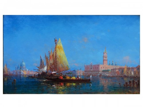 View of Venice - Charles-Clément CALDERON (1870-1906)