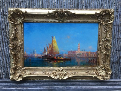 View of Venice - Charles-Clément CALDERON (1870-1906) - Paintings & Drawings Style 