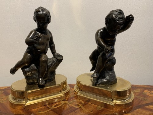 18th century - Pair of Louis XVI period putti