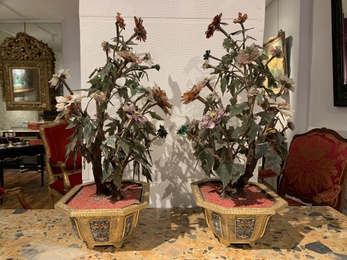 Paire de jardinières époque Qianlong - Arts d