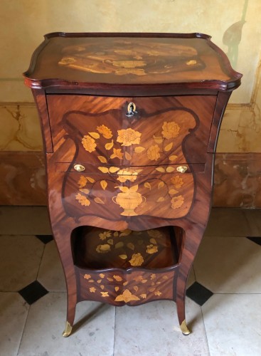 Transformation table stamped DUBUT - Furniture Style Louis XV