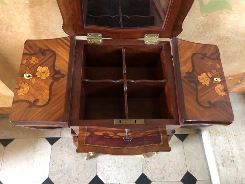 Louis XV - Transformation table stamped DUBUT