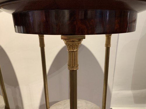 Pair of Empire period pedestal tables - 