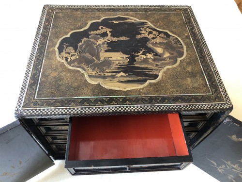 Asian Works of Art  - Momoyama period Namban cabinet