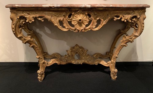 Louis XV period console  - Furniture Style Louis XV